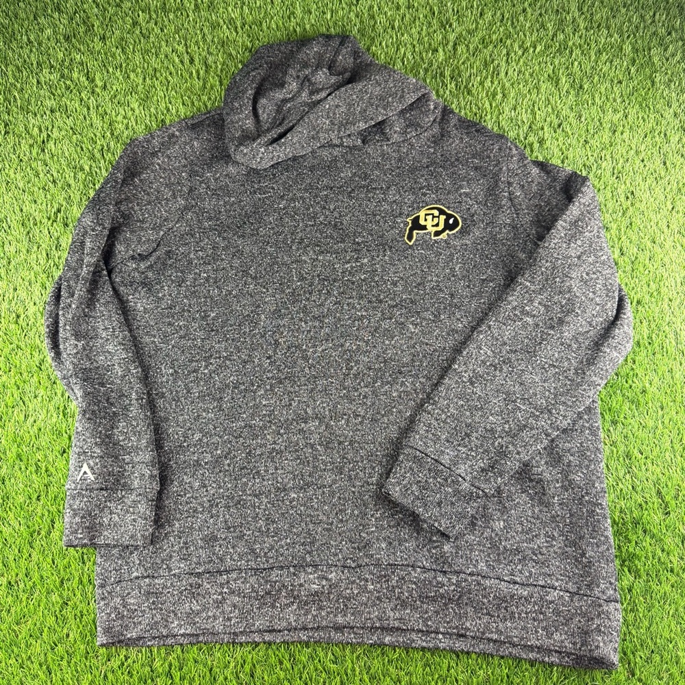 Antigua Colorado University Hoodie Sweater Men’s XL Black Buffaloes Boulder CU